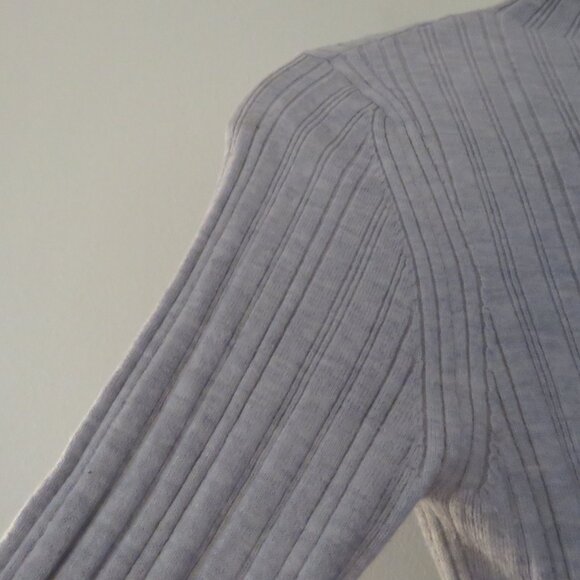 ANTHROPOLOGIE DAILY PRACTICE Textured Column Sweater Dress in Heathered Gray XXS - Picture 9 of 16